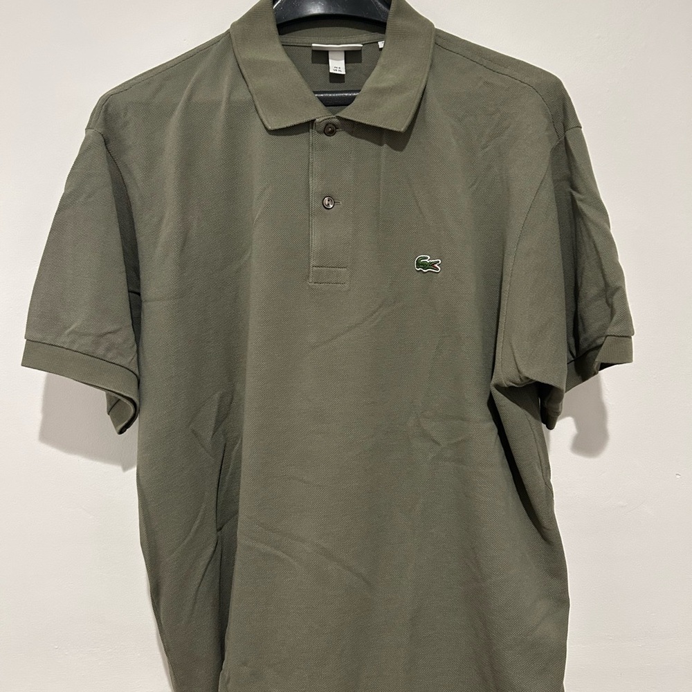 Lacoste Men's Green Polo Shirt